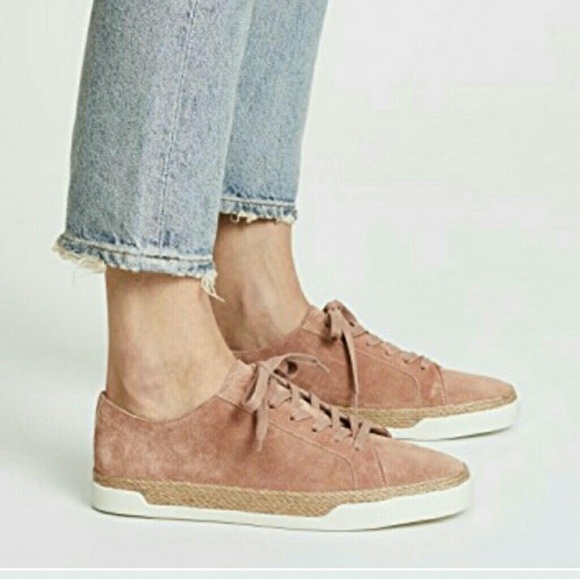 vince pink sneakers